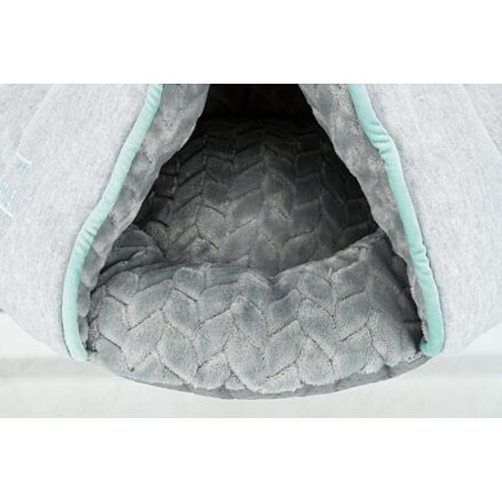 Trixie JUNIOR plyšová jeskyně stan 45x30x40cm šedá