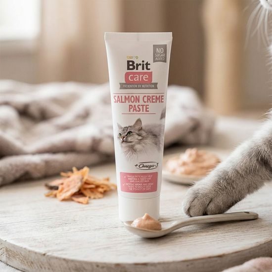 Brit Care Cat Paste Salmon creme 100g