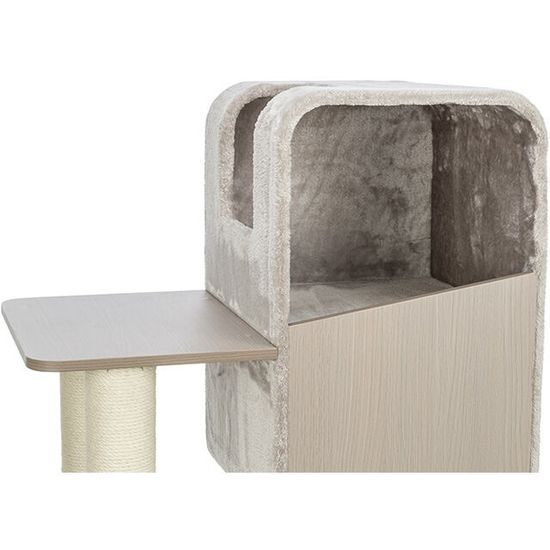 TRIXIE Škrabadlo MARINA, jeskyně, podesta, hamaka, 132 cm, šedá