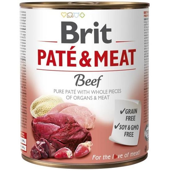 Brit Paté & Meat konzerva Beef 800 g