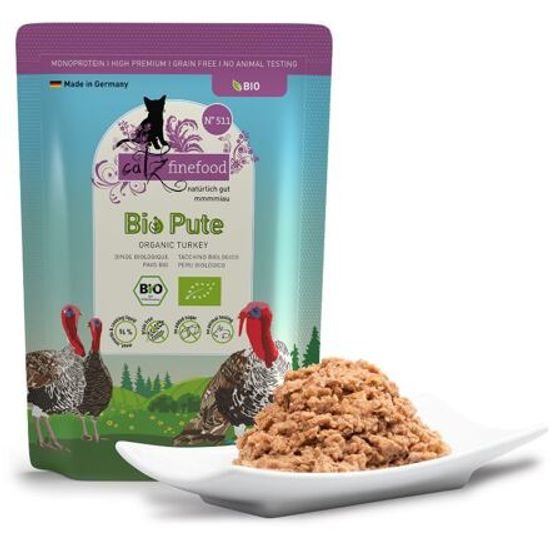 Catz finefood Kapsička CF Bio No.511 s krůtím masem 85 g
