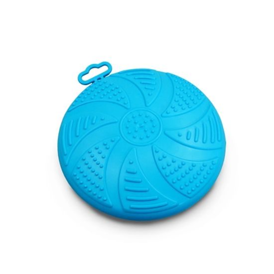 Argi Frisbee létající talíř gumový modrý 17 cm