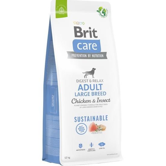 Brit Care Dog Sustainable Adult Large Breed Chicken+Insect 12 kg