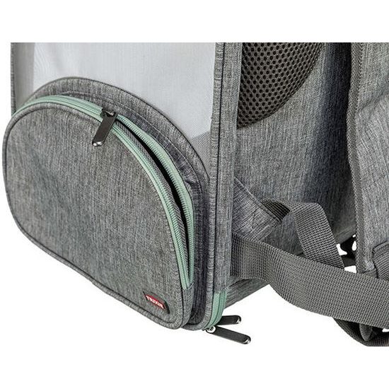 Trixie Transportní batoh CHLOE 39 x 43 x 27 cm do 8 kg světlešedá