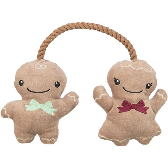 TRIXIE Xmas Gingerbread Couple pan a paní Perníčkovi na laně 22 cm