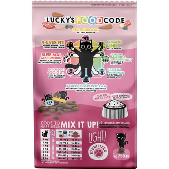 Lucky Lou Light Geflügel & Lamm s jehněčím 750 g