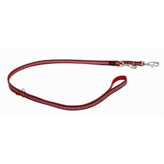 Red Dingo Vodítko přepínací 12 mm x 2 m Bones Rfx Červená