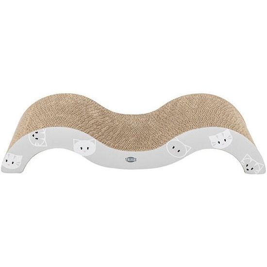 Trixie MIMI škrábací karton vlna 50 x 9 x 23 cm s catnipem šalvějová/šedá LIMITOVANÁ NABÍDKA