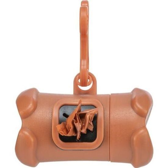 Trixie Plastový zásobník na sáčky na trus tvar KOST včetně 1 role 15ks