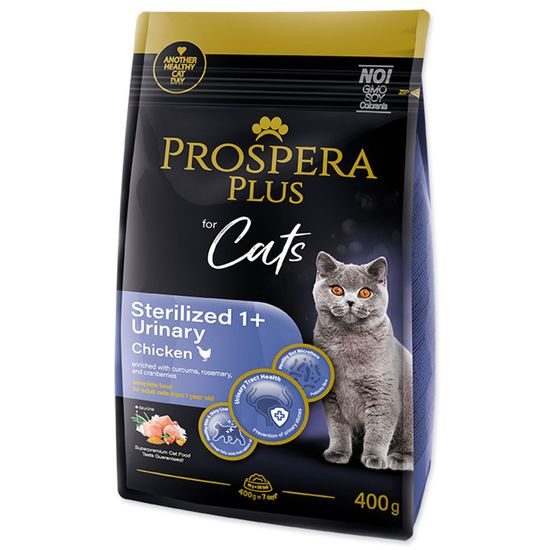 Prospera Plus Krmivo Sterilized 1+ Chicken Urinary 0,4kg