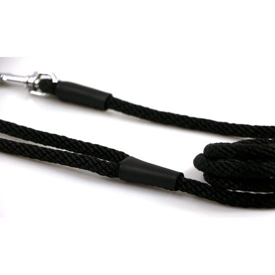 Aminela lanové vodítko 8mm/150cm černé