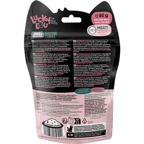 Lucky Lou Lucky Ones Cubes kuřecí a husa 80 g