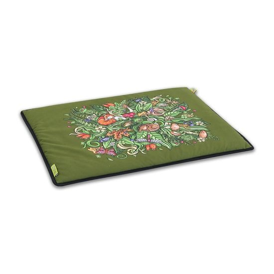 Akinu ČESKÝ LES podložka Z LESA A KAPRADÍ M 86x56 cm lesní zelená