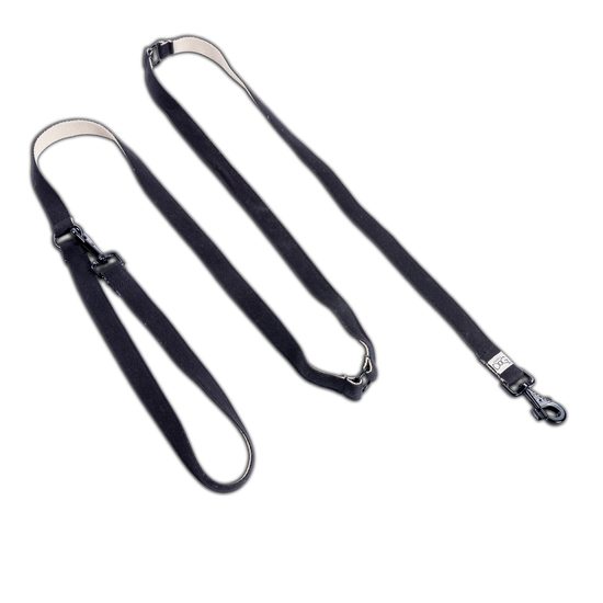 FUNKY DOG Konopný černý obojek pro psa 2,5 cm