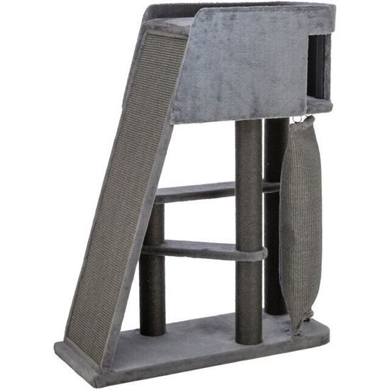 Trixie Škrabadlo ACTIVE 96x38 / 122 cm s lezeckou rampou šedá