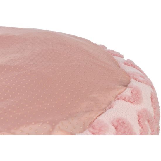 Trixie Pelech HEARTS se srdíčky kulatý s okrajem 50 cm růžová - LIMITOVANÁ NABÍDKA