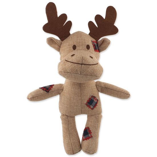 Dog fantasy Hračka Winter Tale Sob juta pískací 30cm