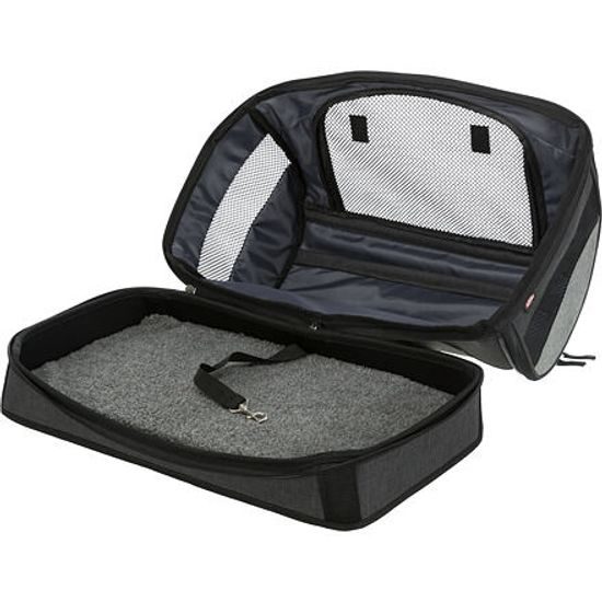Trixie Transportní taška/pelíšek HOLLY 50x30x30cm nylon černo/šedá (max 15kg)