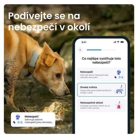 Tractive DOG 6 - GPS lokátor a a monitor zdraví pro psy