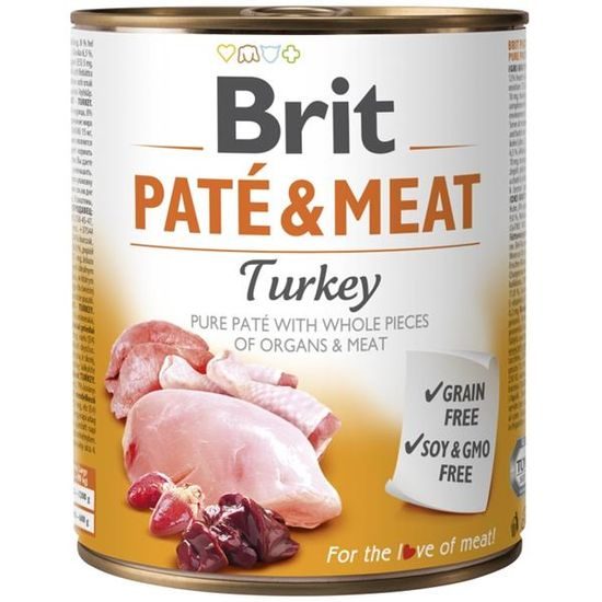 Brit Paté & Meat konzerva Turkey 800 g