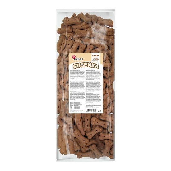 Akinu Kosti sušenka se zinkem pamlsek pro psy 1 000 g