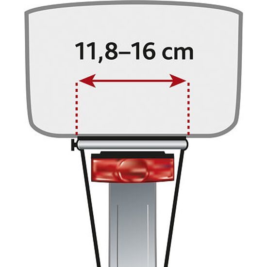 Trixie Přepravka na kolo LONG na široký nosič 29x42x60cm černá (max 8kg)