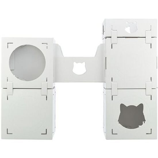 Trixie CASA CARA kartonový nábytek pro kočky 93x82x30,5cm nosnost 8kg bílá