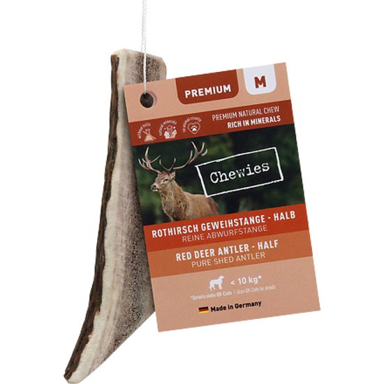 Chewies Paroží jelení Chewies Geweih Snack M půlené