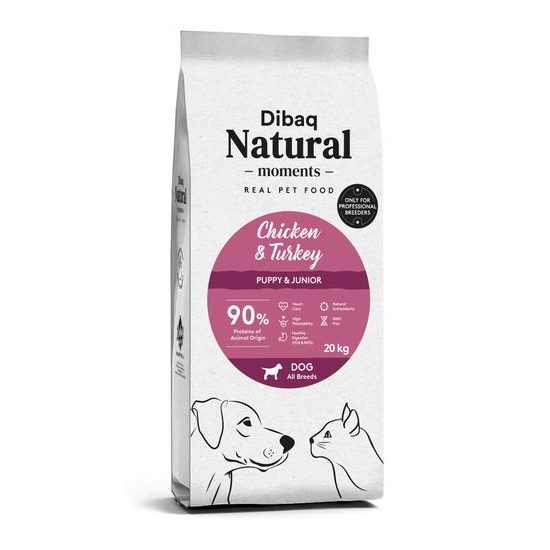DIBAQ NATURAL BREEDER DOG Puppy&Junior 20kg