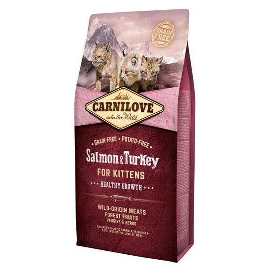 Carnilove Cat Kitten Salmon & Turkey Grain Free 6 kg