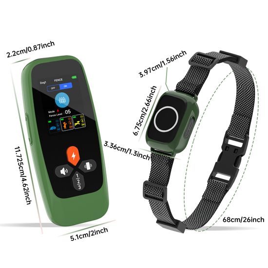 Patpet Bezdrátový ohradník a výcvikový obojek pro psy T800 Pro