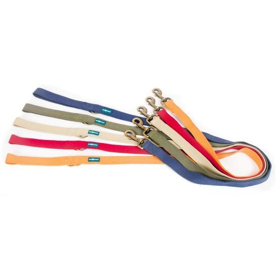 Farm Company ekologicky šetrné vodítko pro psy ze sojových vláken L/XL 2,5cm/120cm krémová bílá