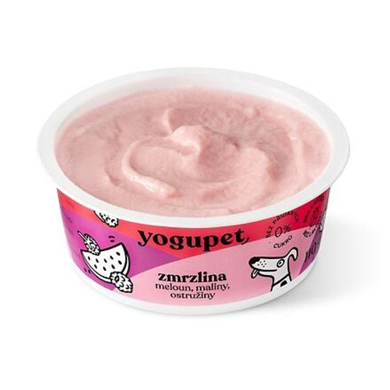 Yogupet zmrzlina pro psy a kočky s melounem, malinou a ostružinou