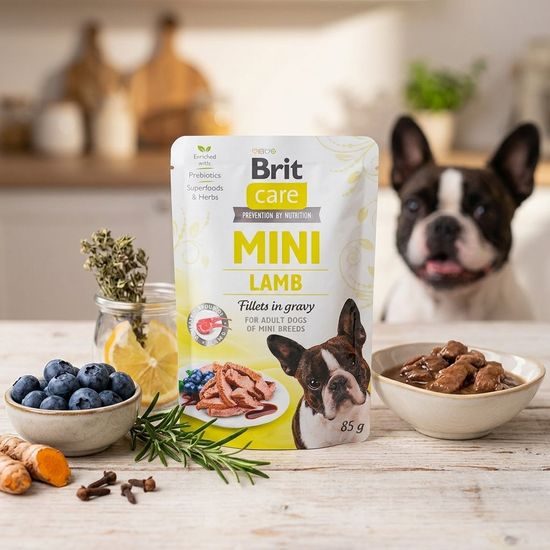 Brit Care Mini Lamb fillets in gravy 85 g
