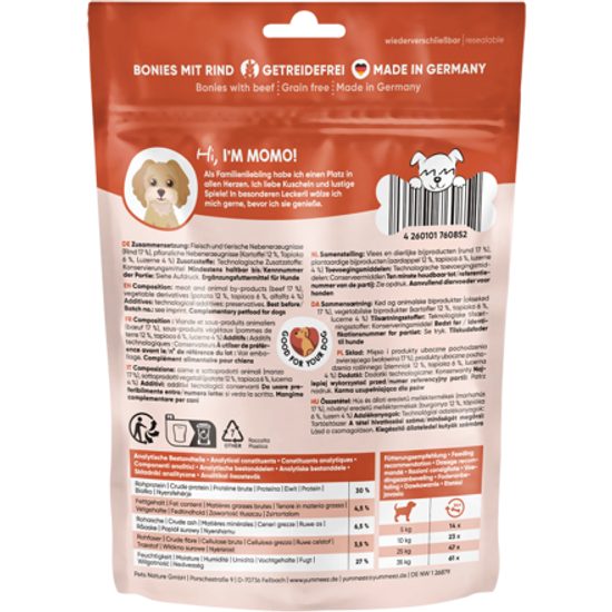 Yummeez Classic Bonies s hovězím masem 175 g