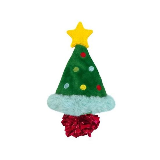 Kong Hračka cat vánoční Crackles Christmas Tree