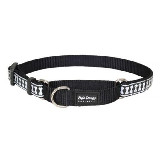 Red Dingo Obojek polostahovací 2cm x 33-50cm reflexní