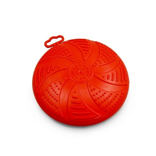 Argi Frisbee létající talíř gumový červený 17 cm