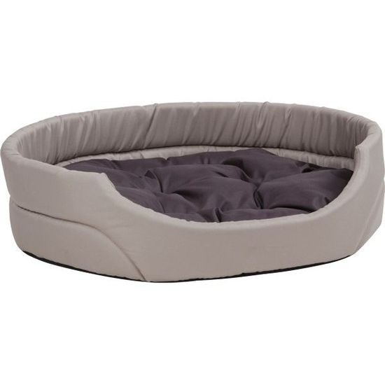 Argi Pelech pro psa oválný s polštářem béžový 40 x 30 x 12 cm