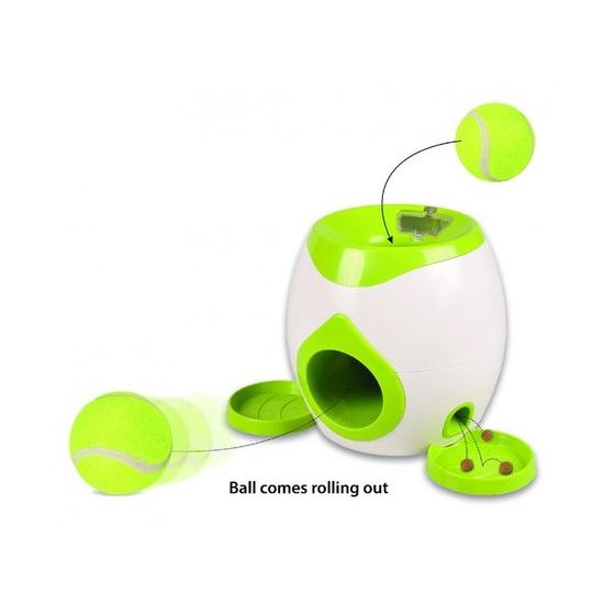 Flamingo interaktivní hračka pro psa + tenisák 18 cm