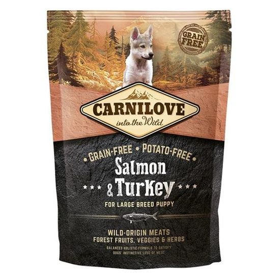 Carnilove Dog Puppy Salmon & Turkey Large Breed Grain Free 1,5 kg