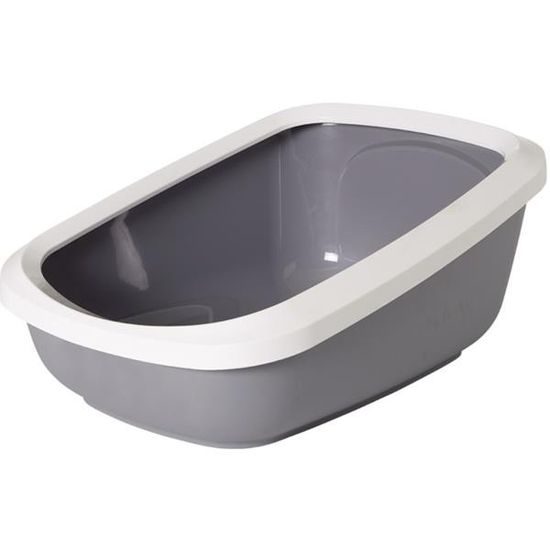 Savic WC s okrajem Aseo Jumbo šedá 67,5x48,5x28 cm