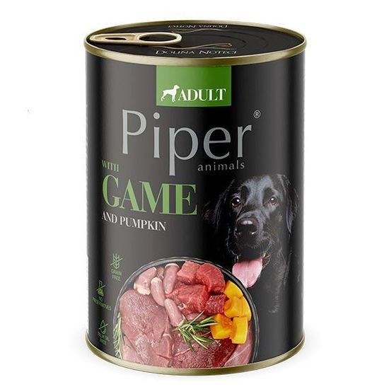 Piper NEW se zvěřinou a dýní konzerva pro psy 400 g