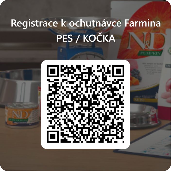 QRCode pro Registrace k ochutnávce Farmina_PES _ KOČKA