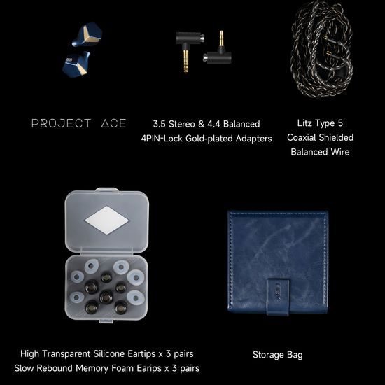 HiBy Project Ace - kék