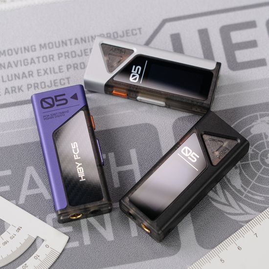 HiBy FC5 kijelzővel - lila