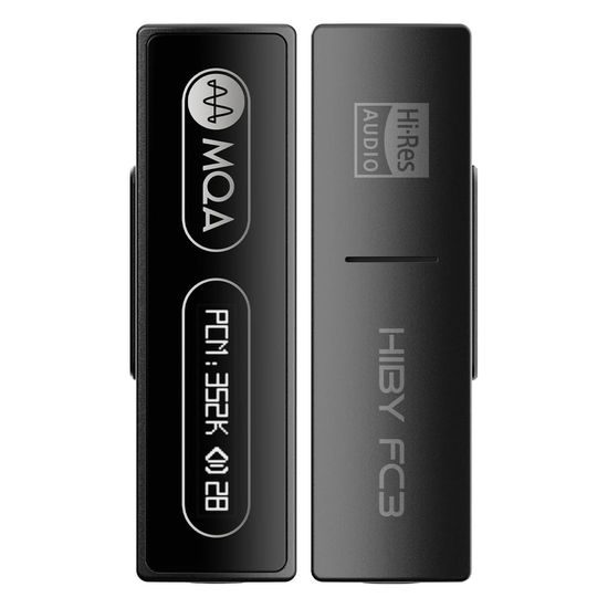 HiBy FC3 kijelzővel - fekete