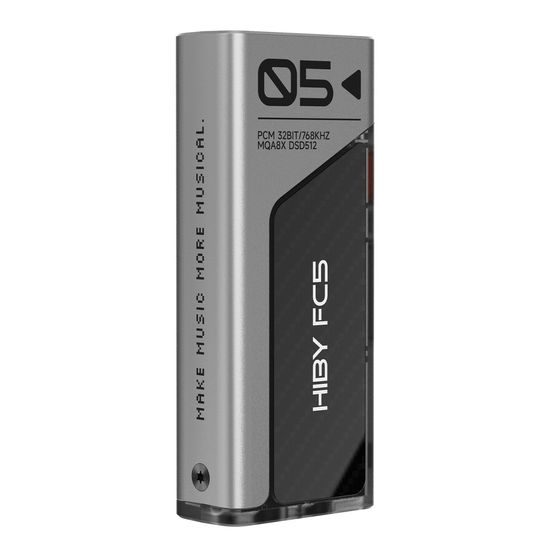 HiBy FC5 kijelzővel - ezüst