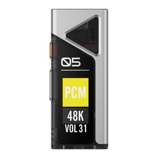 HiBy FC5 kijelzővel - ezüst