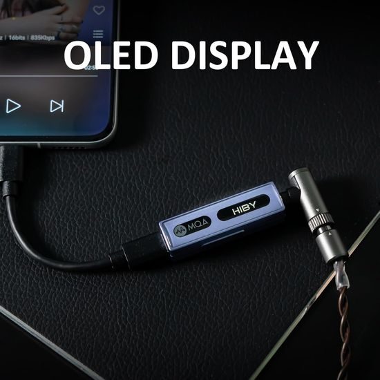 HiBy FC3 kijelzővel - fekete